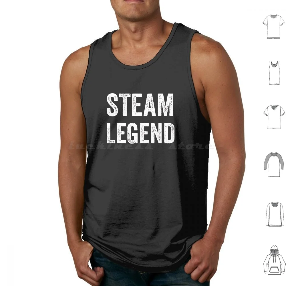 

Steam Legend Board Game Player And Table Top Games Geek Gift Tank Tops Vest Sleeveless Steam Board Game Games Table Top Player