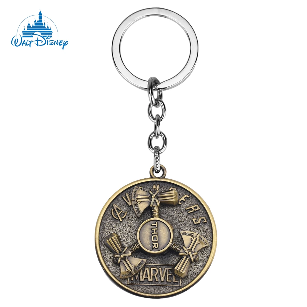Disney Marvel Movie Thor Artefatti Portachiavi Avengers Stormbreaker Portachiavi Punk Girevole Accessori Per Chiavi Auto Regalo Per I Fan