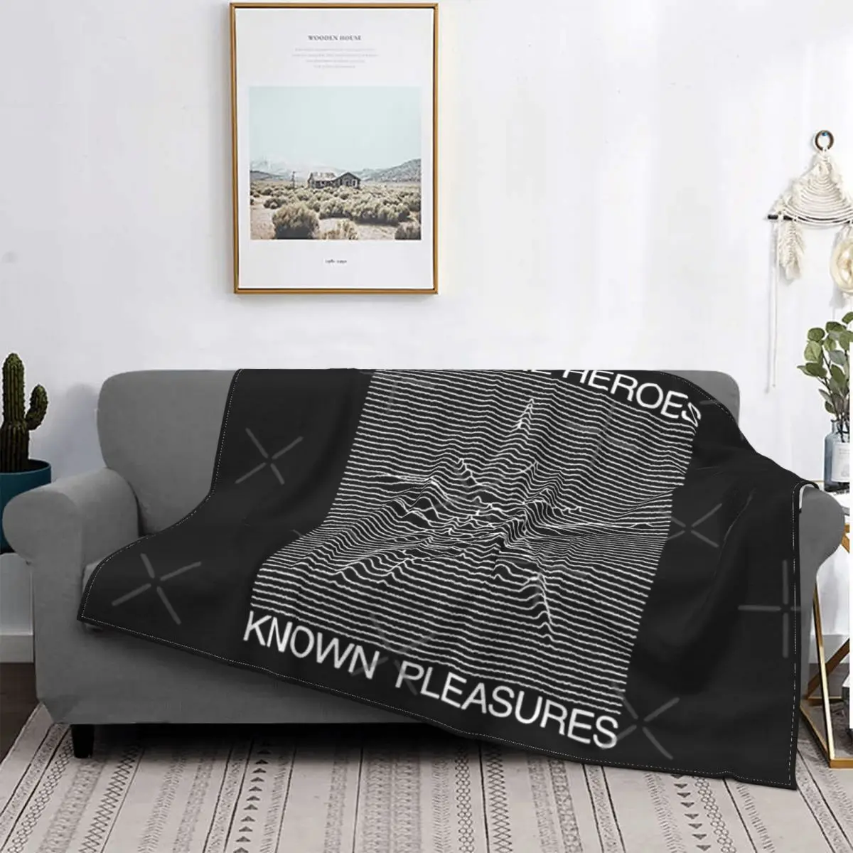 Niente Più Eroi-Manta A Cuadros Para Cama, Manta Doble Para Picnic, Colcha Para Cama