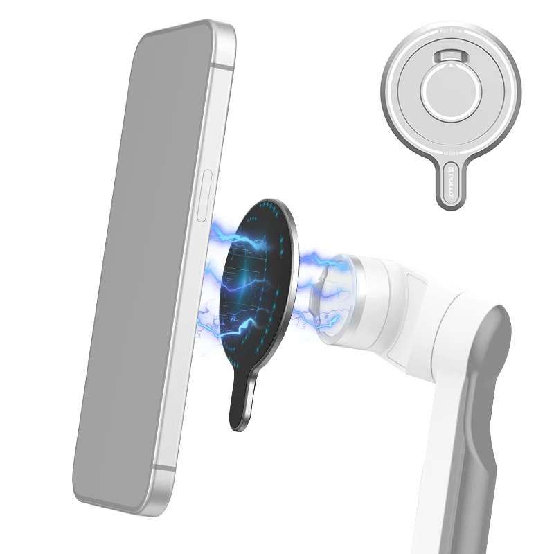 Magnetic Adapter For Insta360 Flow 360&deg; Rotation Gimbal Magnetic Attraction For magsafe Cellphone Action Camera Accessorie