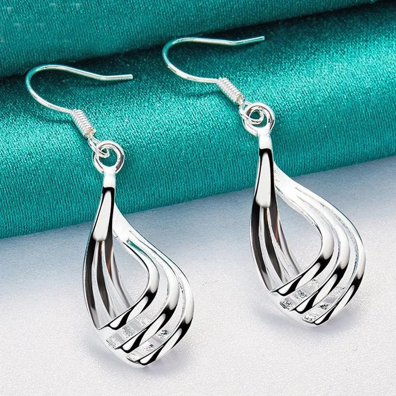 925 Sterling Silver Dangle Earrings For Women