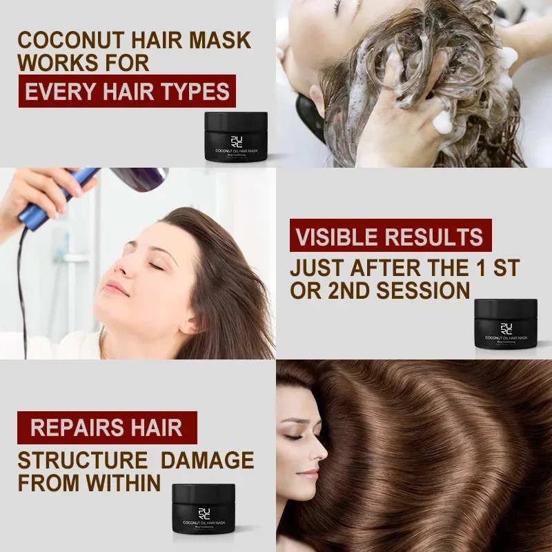 Hair Mask Keratin Collagen Pro Hair Mask Repair Dry Split Ends Frizzy Damaged Deeply Moisturize Soft Smooth Shiny Women Hair Care Products