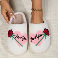 Winter Woman Flannel Slippers 1