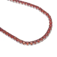 Collier tennis hip-hop Ice 5 mm de large, coloré et scintillant, en zircon CZ, collier tennis tendance, adapté aux hommes et aux femmes 6