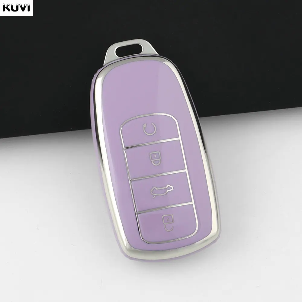 10-Piece TPU Car Key Case Protector Set