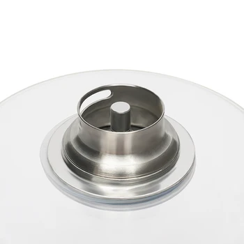 5L Flour and Cereal Container Rice Dispenser Creative Glass Food Storge Container for Kitchen Organization and Pantry Store 4