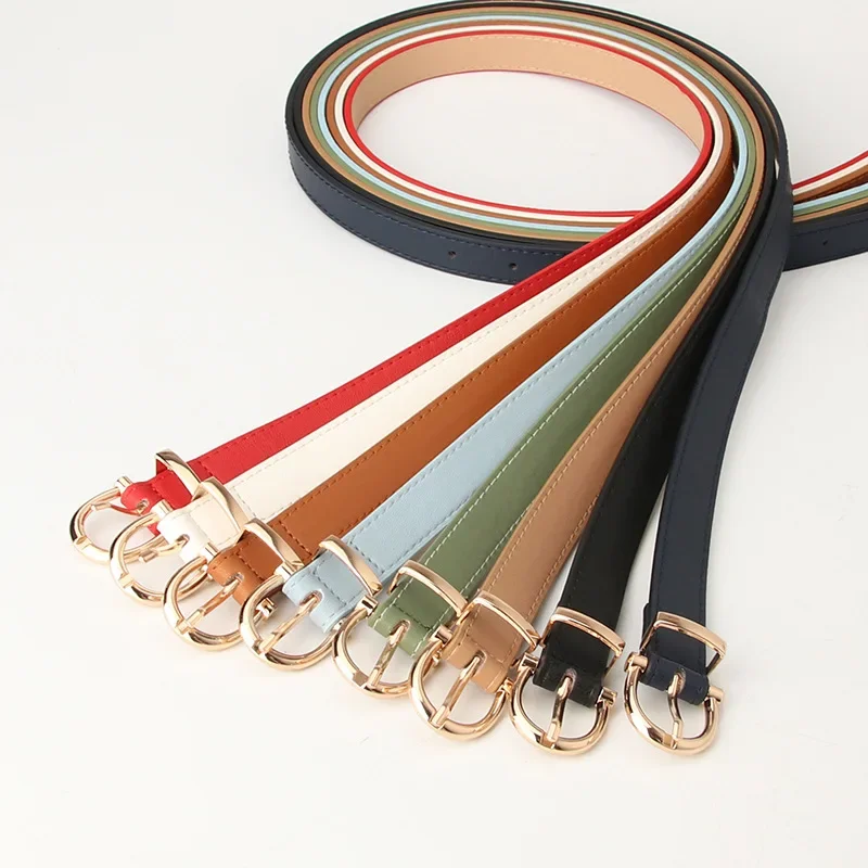 

Leather Female Belt Strap Black Brown Green Women Belts Ladies Dress Belt Girls Pants Jean Waist Belt Luxury Ceinture Femme