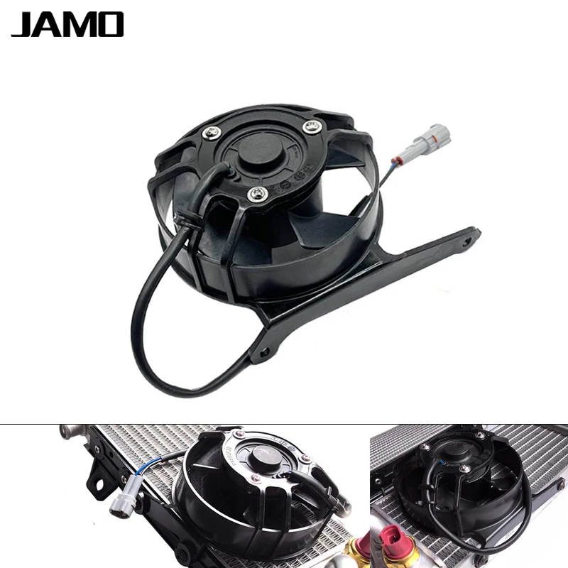 JAMO Motorcycle radiator fan For KTM SX SXF EXC 125 150 250 300 350 450 Dite Birk -