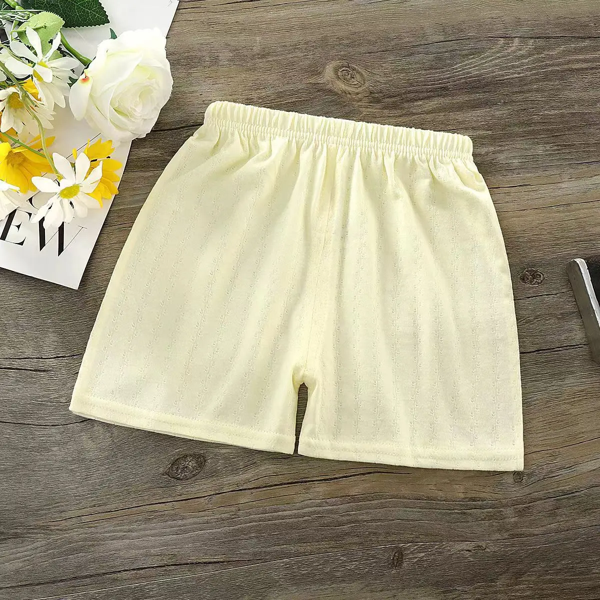 Estate neonato ragazzi ragazze abiti di stoffa pantaloncini sportivi casual per abbigliamento per neonati fasce elastiche pantaloncini sottili in cotone morbido - immagine 3