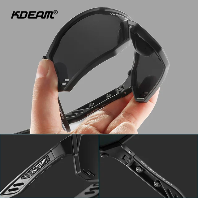 Óculos Esportivos High-End / Masculino e Feminino / Polarizado Premium / Ciclismo, Corrida e Outdoor / Armação TR90 Desmontável / Almofadas de Nariz Confortáveis / Lentes de Troca Rápida 4