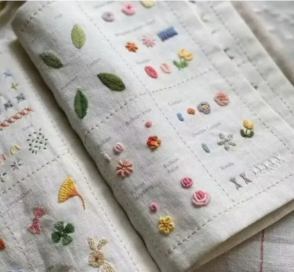 DIY Stitch Book, Embroidery Stitch Book, Embroidery Sewing Sewing Books for Beginners Adult