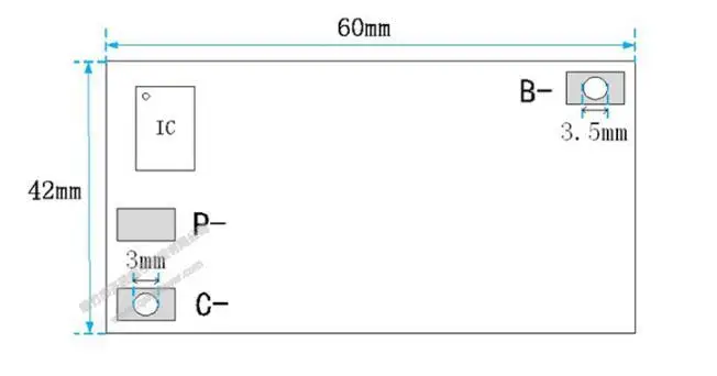 3S/4S/5S Bms 12V 16.8V 21V 3.7V 18V 100a Li-Ion Lmo Circuito di protezione della batteria al litio ternario Li-polimero Equilibrio di ricarica - immagine 4