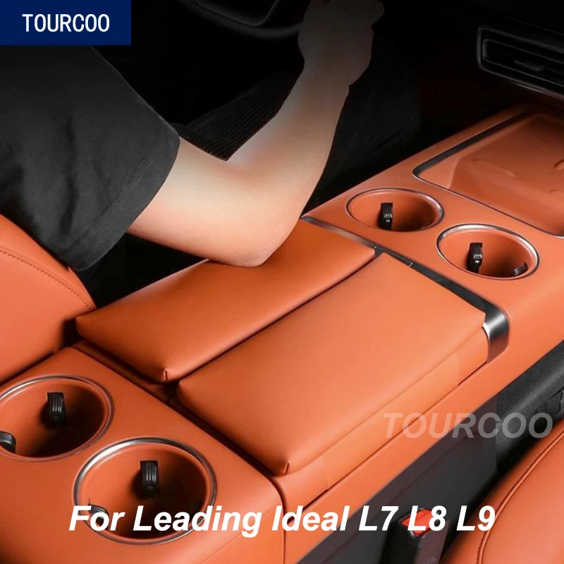 

For Leading Ideal Lixiang L7 L8 L9 2022 2023 Center Console Armrest Booster Pad Protective Cover Interior Styling Accessories