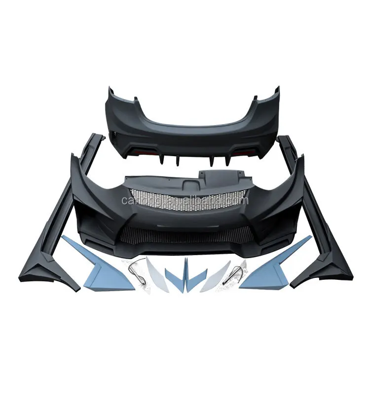 EX Type Car Bumper for Hyundai Sonata Eight Generations 2011-2015 Front Bumper Rear Bumper Side Skirt Car Body Kit Auto Parts