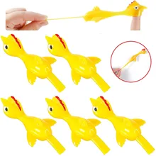 

5 Pack Catapult Launch Turkey Slingshot Chick Practice Chicken Elastic Flying Finger Birds Sticky Fun Tricky DecompressionToy