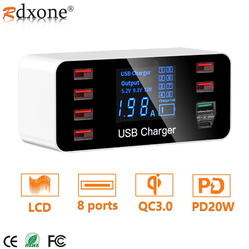 usb shaver charger 40W Quick Charge QC3.0 USB Charger Travel Mobile Phone Adapter Fast Charger USB Charger For iPhone Samsung Huawei Xiaomi smart watch charger