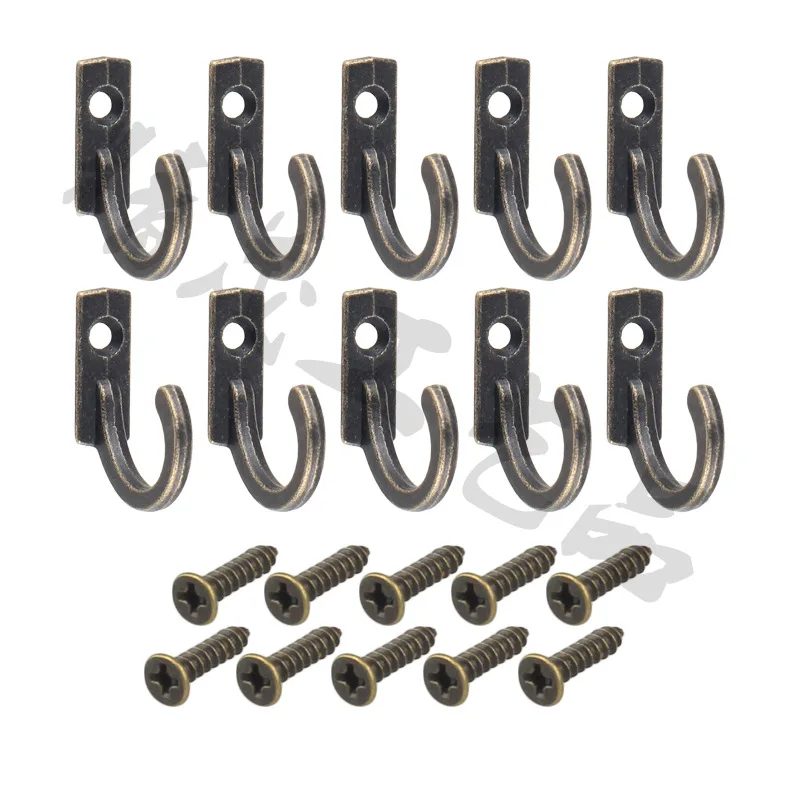 

10 -600 antique alloy extra-small single-row single-hole mini wall hook