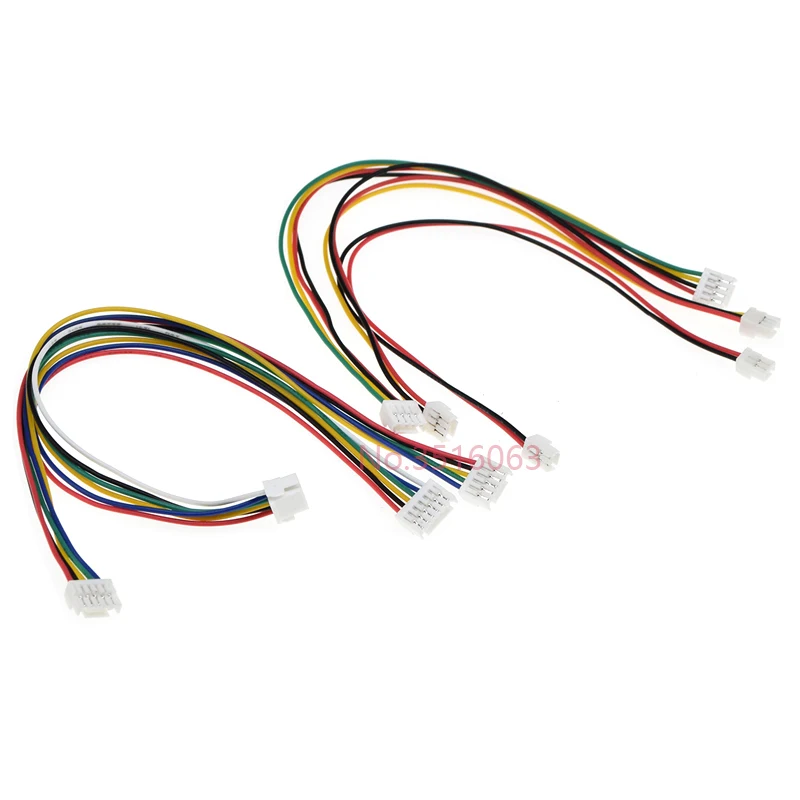 5/10Pcs Micro JST GH1.25 Double Header 2/3/4/5/6 Pin Male