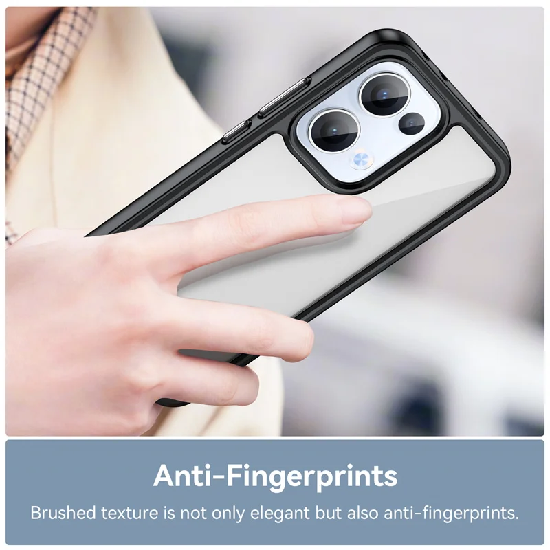 Transparent Colorful TPU Protective Phone Case Cover