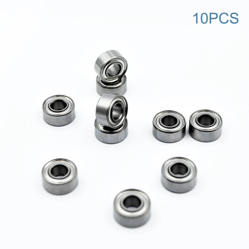 Miniature Ball Bearings 10pcs 684ZZ 4*9*4mm Chrome Steel Deep Groove