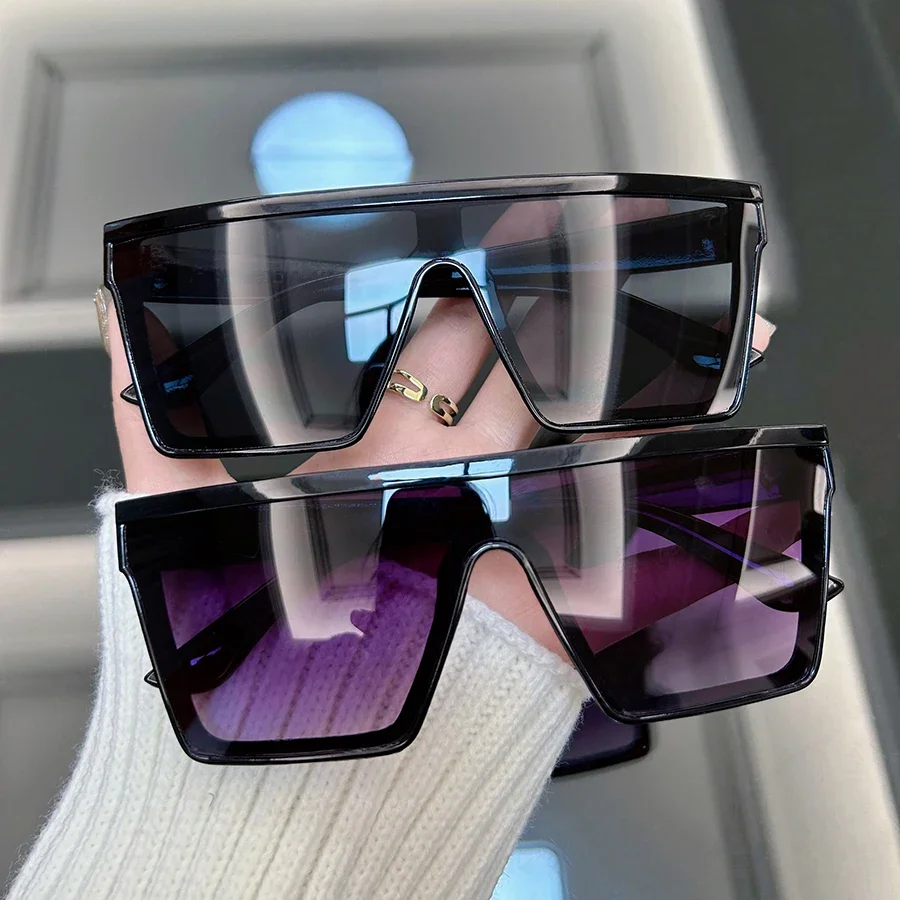 Fashion Square Vintage Sunglasses – Retro Designer Shades for Men & Women, Mirror Lens Outdoor Eyewear