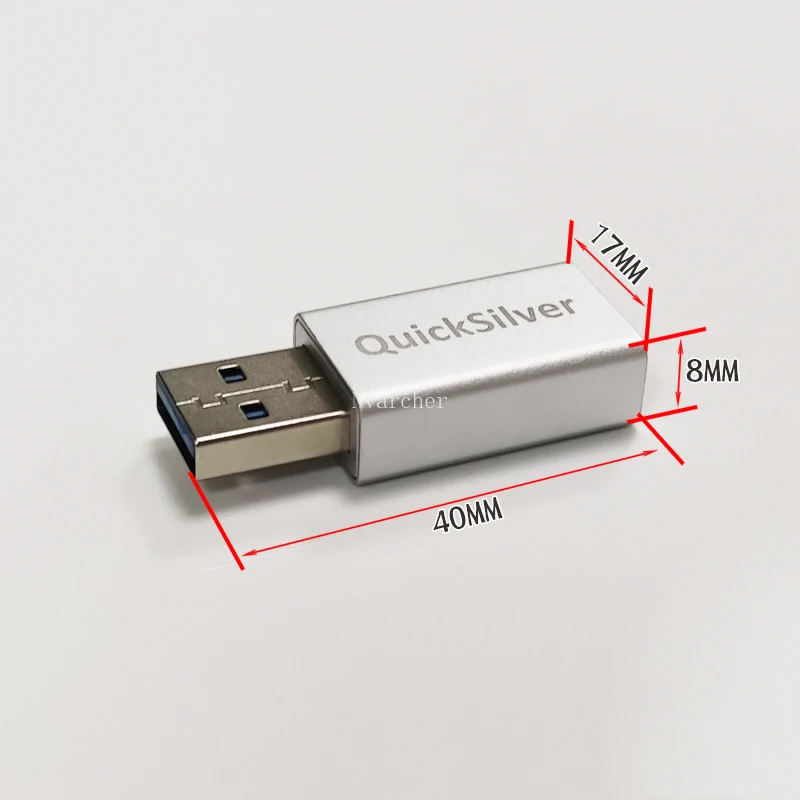 Nvarcher Quicksilver Desempenho do Dispositivo Usb Que Aumenta o Cancelamento de Ruído para o Amplificador Dac Acessórios p/ quadro de demonstração - Imagem 2