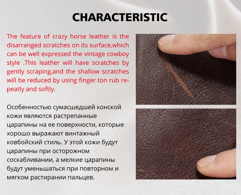 KAVIS Freie Gravur Aus Echtem Leder Männer Brieftasche Doppel-reißverschluss Geldbörse Kleine Mini Karte Halter Portomonee Männlichen Walet Tasche Neue – Detail 7