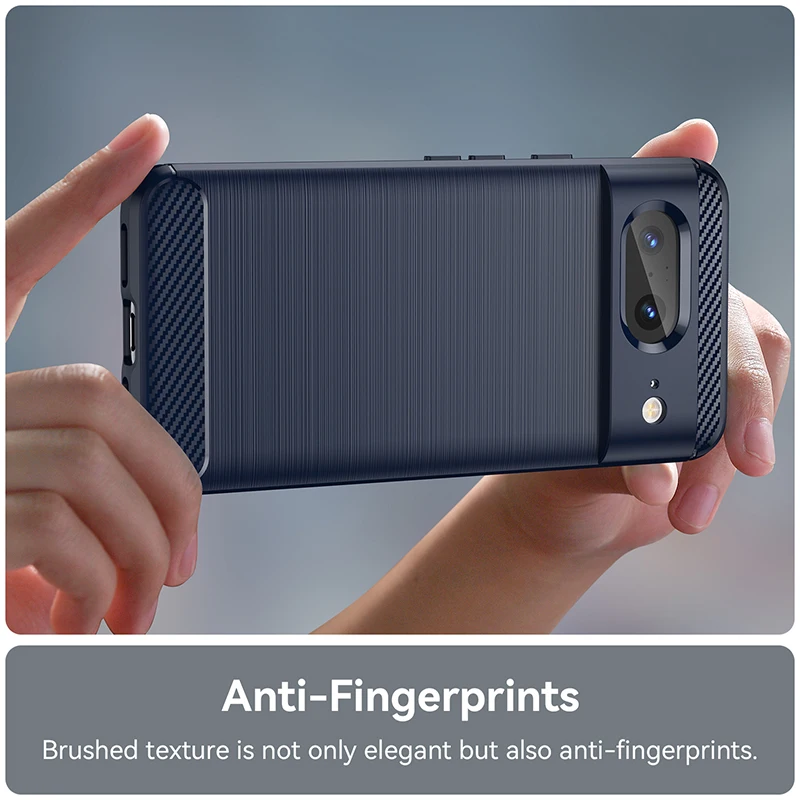Premium Carbon Fiber Shockproof Silicone Protector Case - Luxury Design