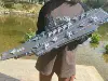 RC Warship 26.7 inch(68CM) Super Long Hull RC Boat Charging Military Children's Toy boy Electric Toy Ship Aircraft Carrier Warsh 1