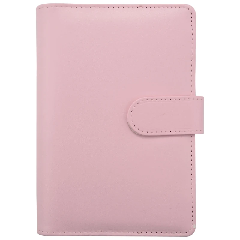 

A6 Binder Planner Pink Notebook Binder And 12 Pieces 6 Hole Binder Zipper Folder,Binder Pockets Cash Envelope Wallet
