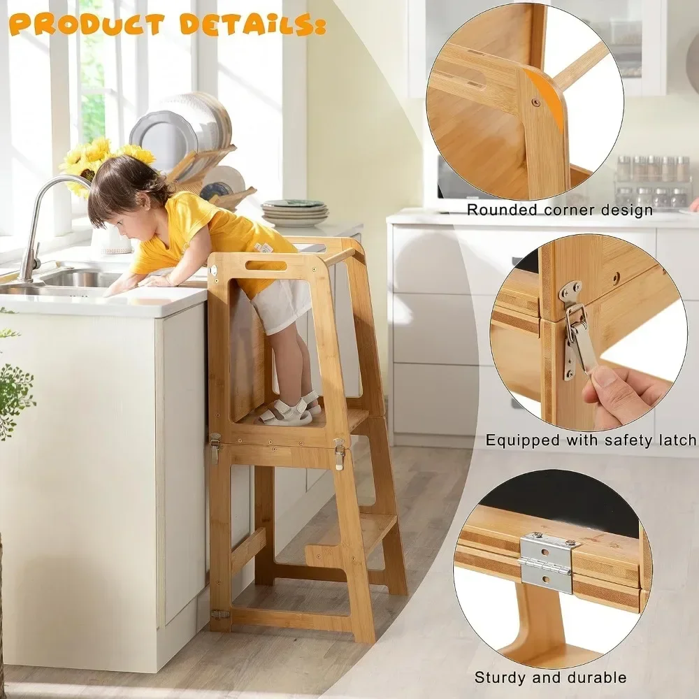 4-in-1 Toddler Standing Tower 5