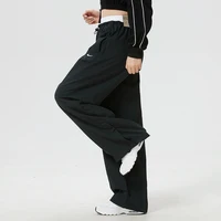 Nike (Nike) Pantalon pour femme, pantalon de sport, entraînement physique, course à pied, exercice, mode décontractée, pantalon long tissé If0335-010 3