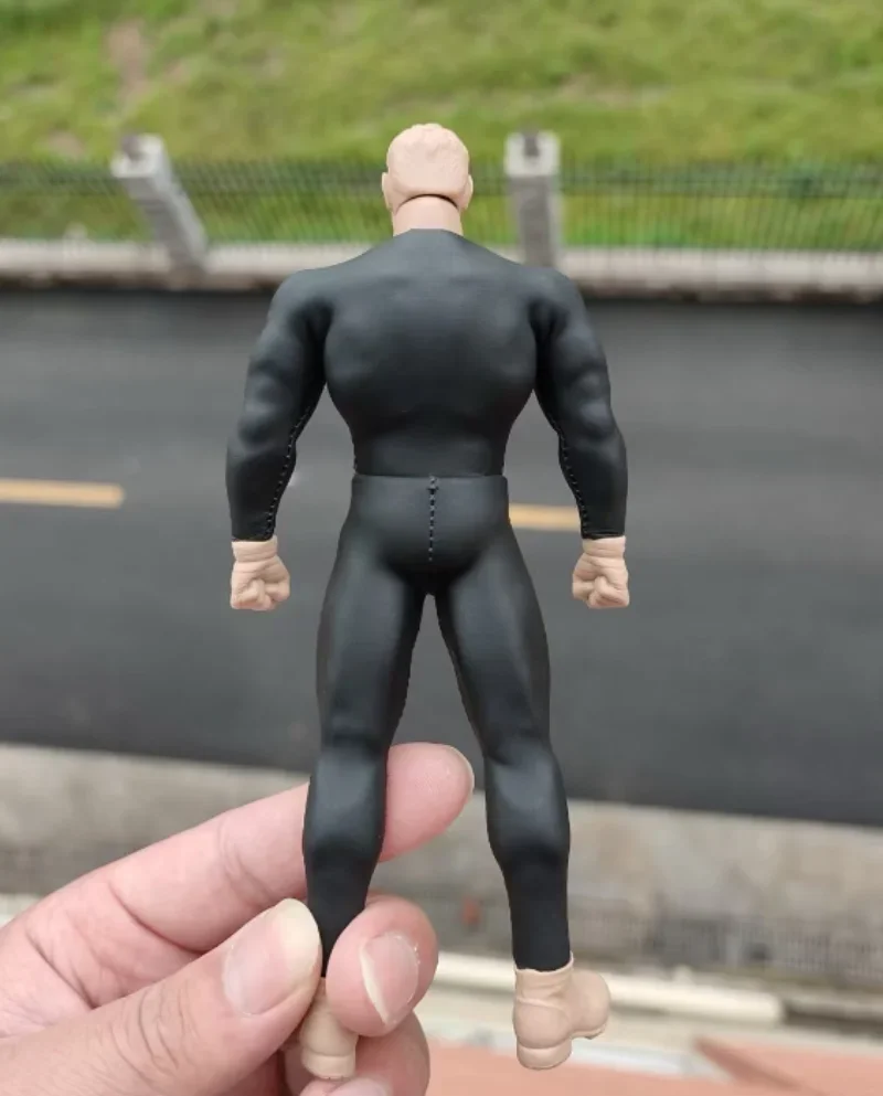 1/12 Scale Black Tight Fitting Suit Set（Top & Pants） Model for 6'' GWtoys