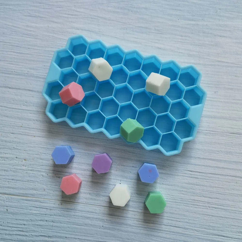 Dropship 1pc Ice Tray Mold; Honeycomb Silicone Ice Tray; Hexagonal