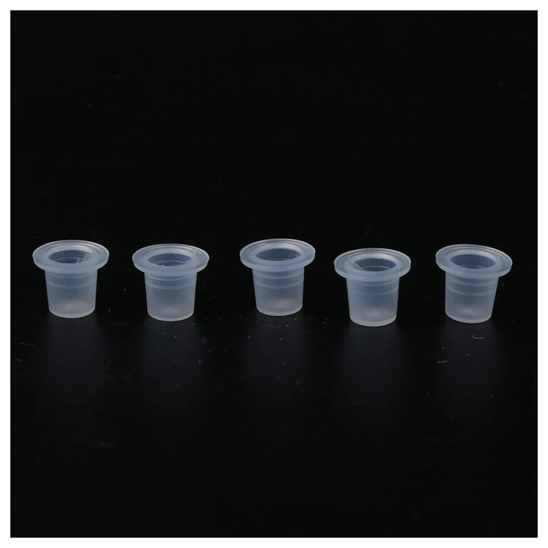 A97P 1000 Pcs 8Mm Small Tattoo Ink Cups Caps For Needle Tip Grip Power Supply Sm