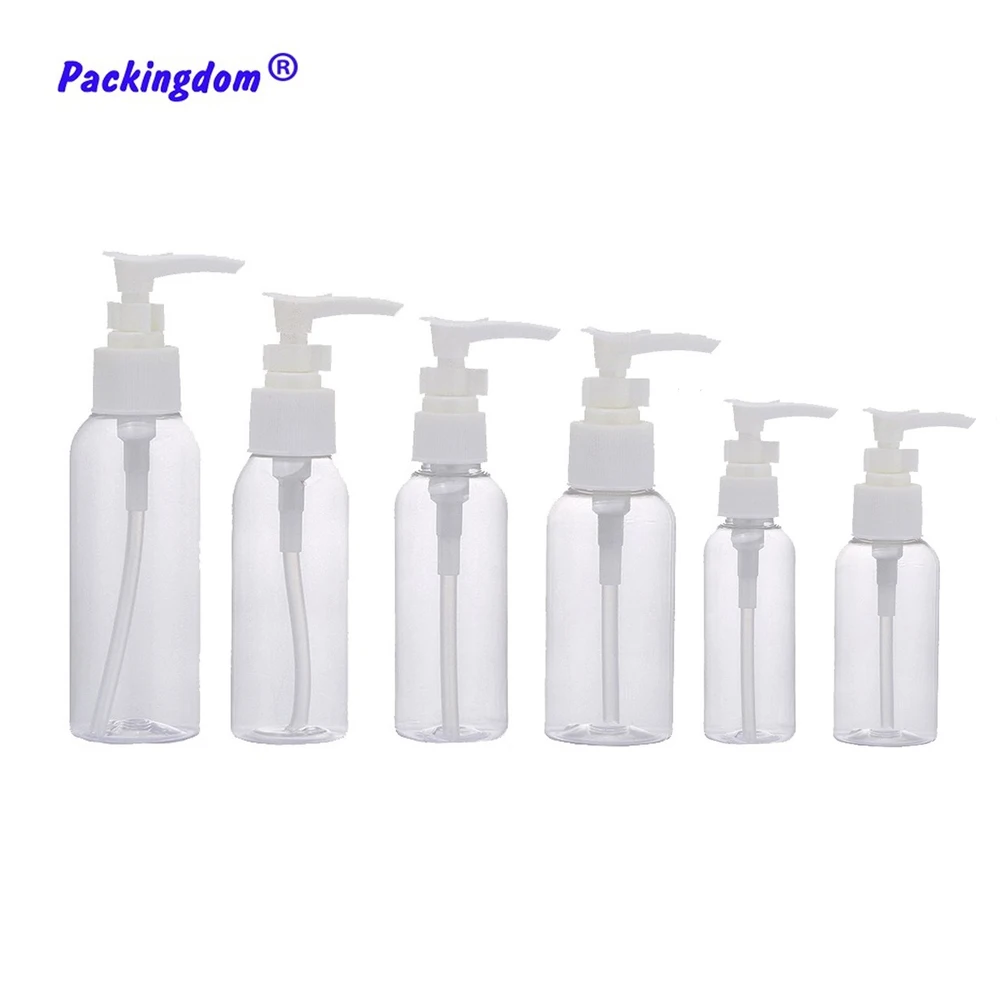 20pcs Plastic Packaging Tube Empty Lotion Bottle Clip Pump Head White