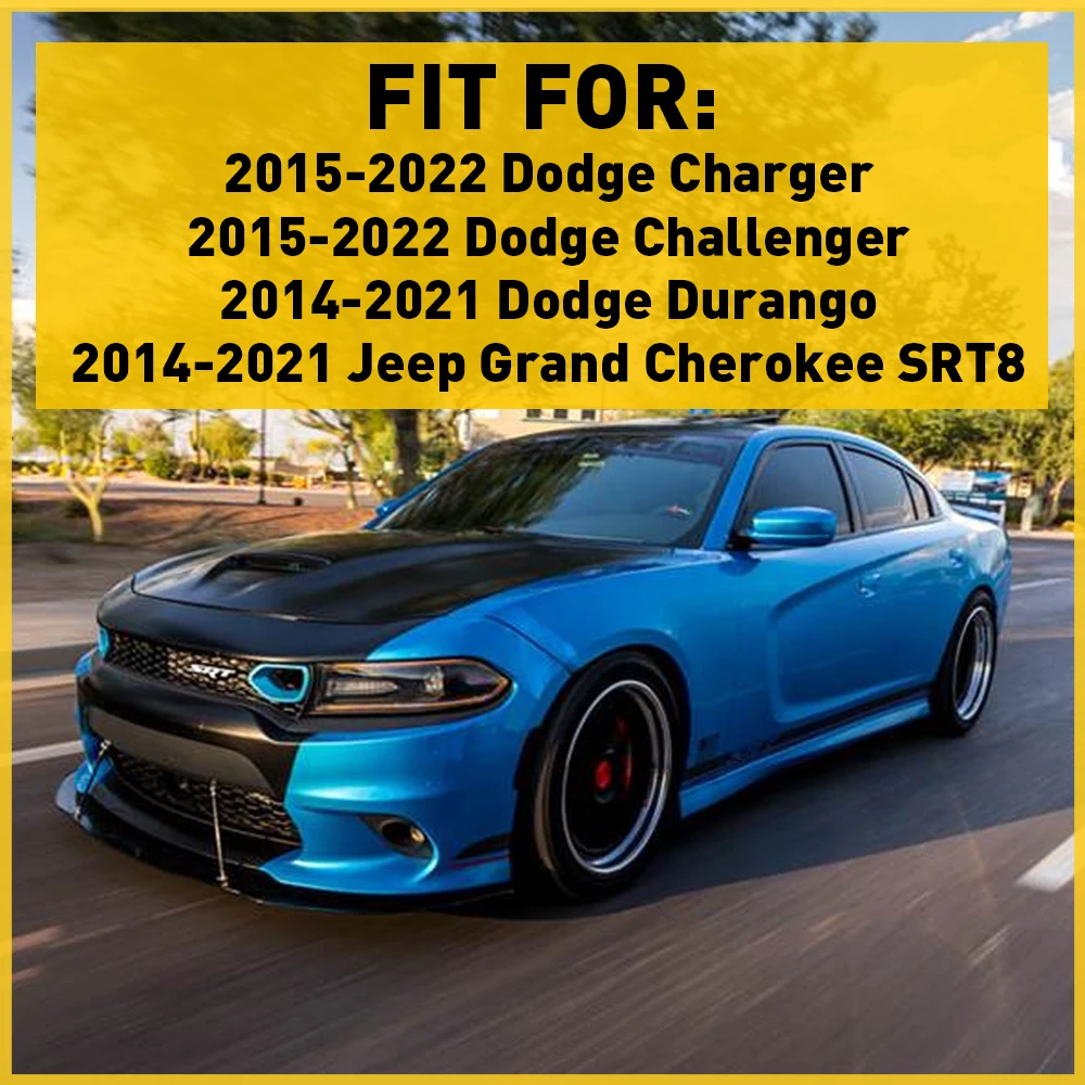 Dodge Durango Charger Challenger 2015 2016 2017 2018 2019 2020 2021 2022 자동차 액세서리 스티커 스티어링 휠 트림 커버