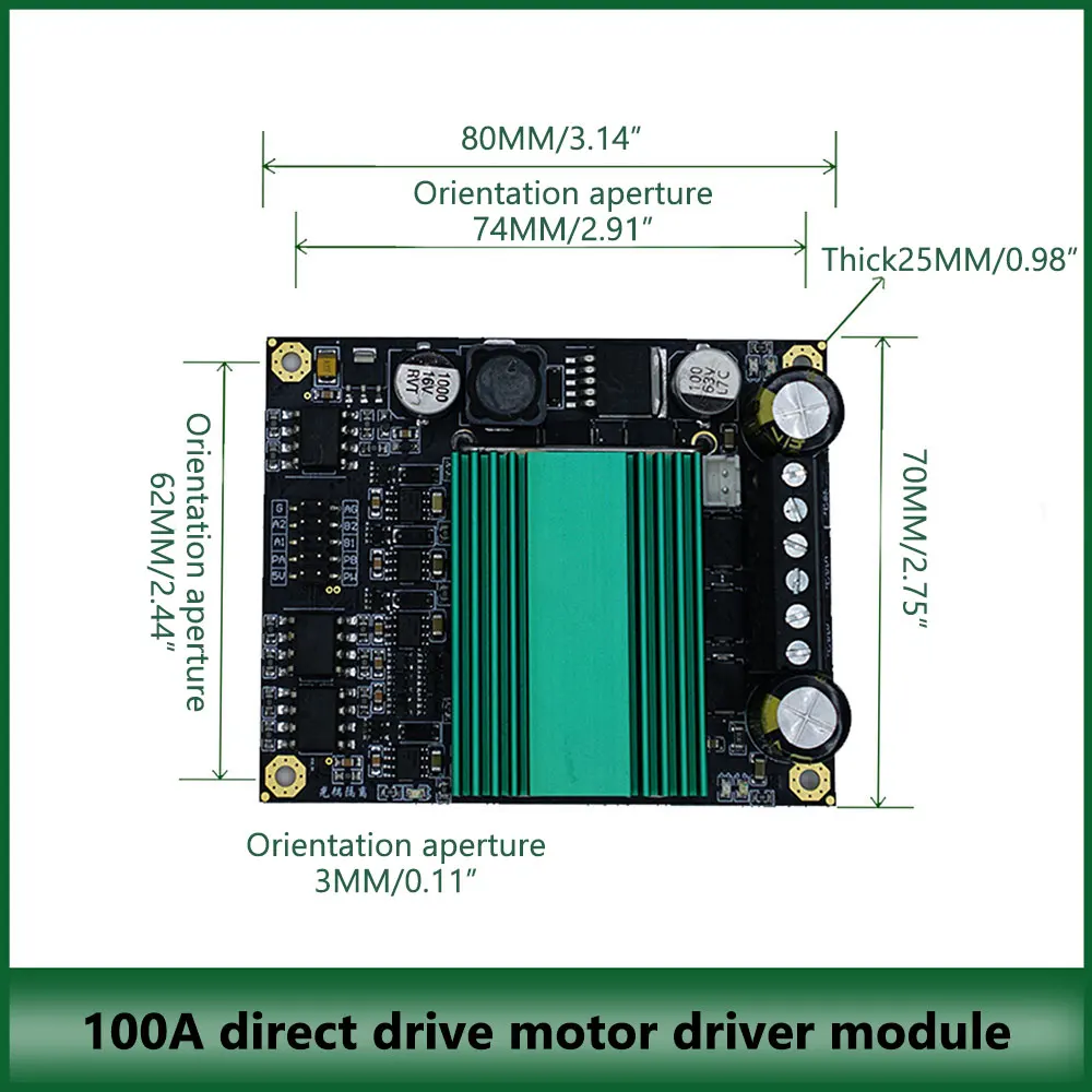 Alta potência H-Ponte DC Motor Controlador, Módulo
