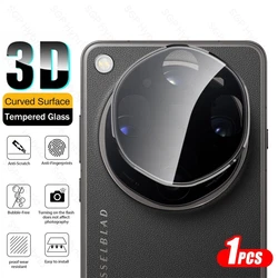 3D Black Tempered Glass Camera Protector with 9H Curved Lens Cover for Find X9 Ultra 5G (Black - 1Piece)