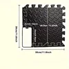 16Pcs Non-slip Waterproof Fitness Mat Shock-absorbing Floor Protection Splicing Exercise Mat Power Yoga Training Floor Tiles 6