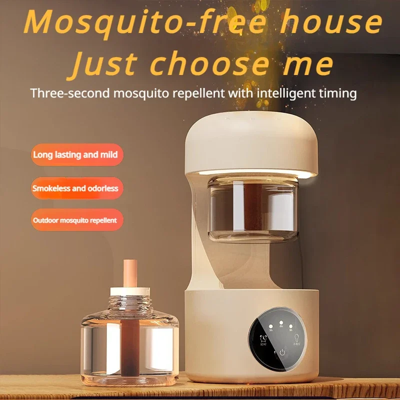 USB 충전식 전기 모기 퇴치 액체, 스마트 야간 조명, 야외 캠핑 모기 퇴치 램프 