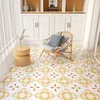 Simple Style Balcony Waterproof Floor Mat Stain and Oil Resistant Kitchen Carpet Large Area PVC Leather Rugs Home Washable Rug 4