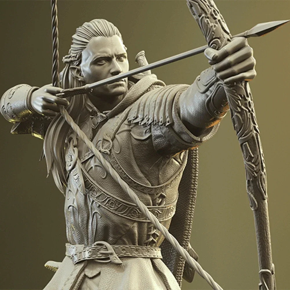 Legolas 135mm 수지 그림 모델 키트 1/16 스케일 모델 도색되지 않은 키트 Diy 장난감 취미 플라스틱 모델 A252 -  AliExpress