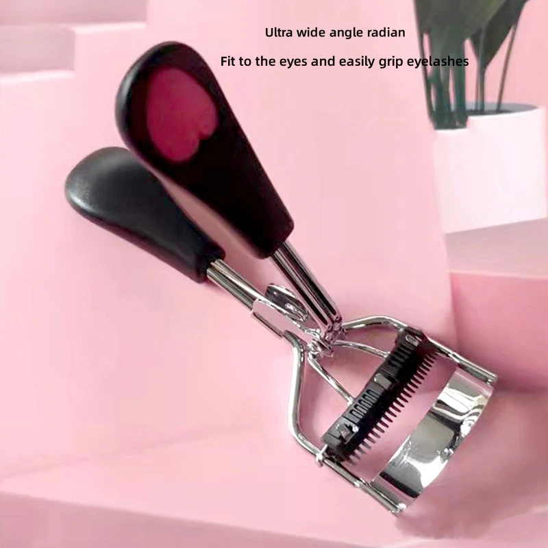1PC Lady Eyelash Curler With Comb Tweezers Curling Clip Cosmetic Eye Beauty Tool