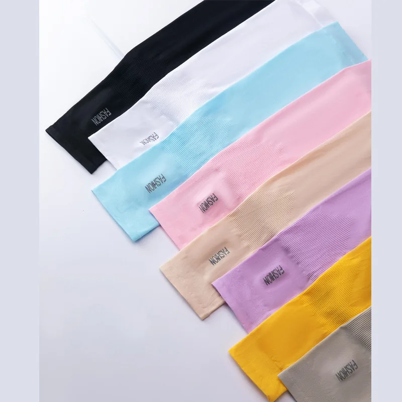 

Upgraded Ice Sleeve Men's and Women's Summer Arm Protection Ice Silk Sunscreen Sleeve Gloves Outdoor UV Protection Thin