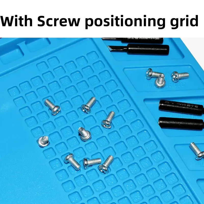 Antistatic ESD Soldering Silicone Mat Heat Resistant Insulation Work Mat Soldering Station Kit Repair Pad Maintenance Platform image 3
