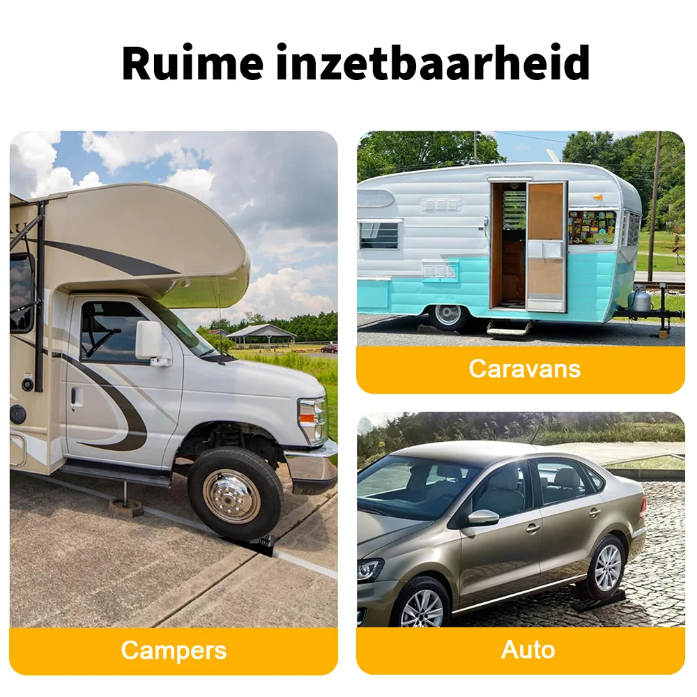 2 Stücke Auto Service Rampen RV Nivellierung Rampe 3,5 Tonnen Heavy Duty Lkw Fahrzeug Rampen 3500 kg Low Profile Kunststoff Laden Zugang Rampen – Detail 16