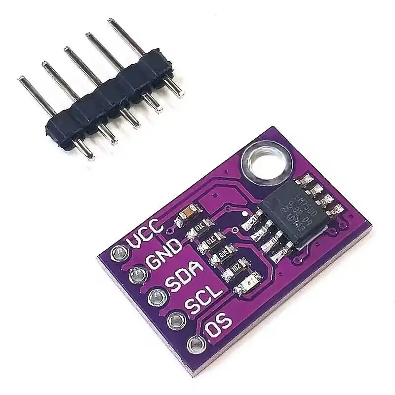 

LM75 Temperature Sensor High Speed I2C Interface Development Board Module LM75AD LM75BD