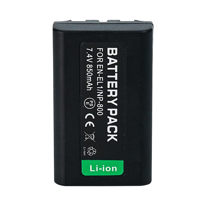 Heib Batteria Sostitutiva Per Nikon Coolpix 8700 – 800 MAh, 7.4 V, Li-Ion, Alta Qualità