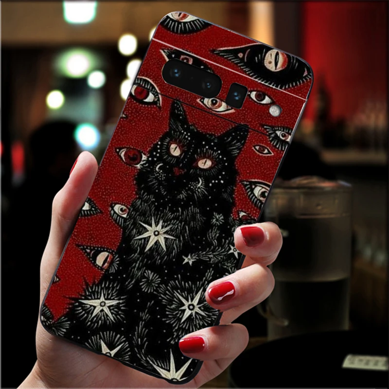 Scary Face Eyes Phone Case with Spooky Design